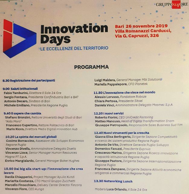 Innovation day programma